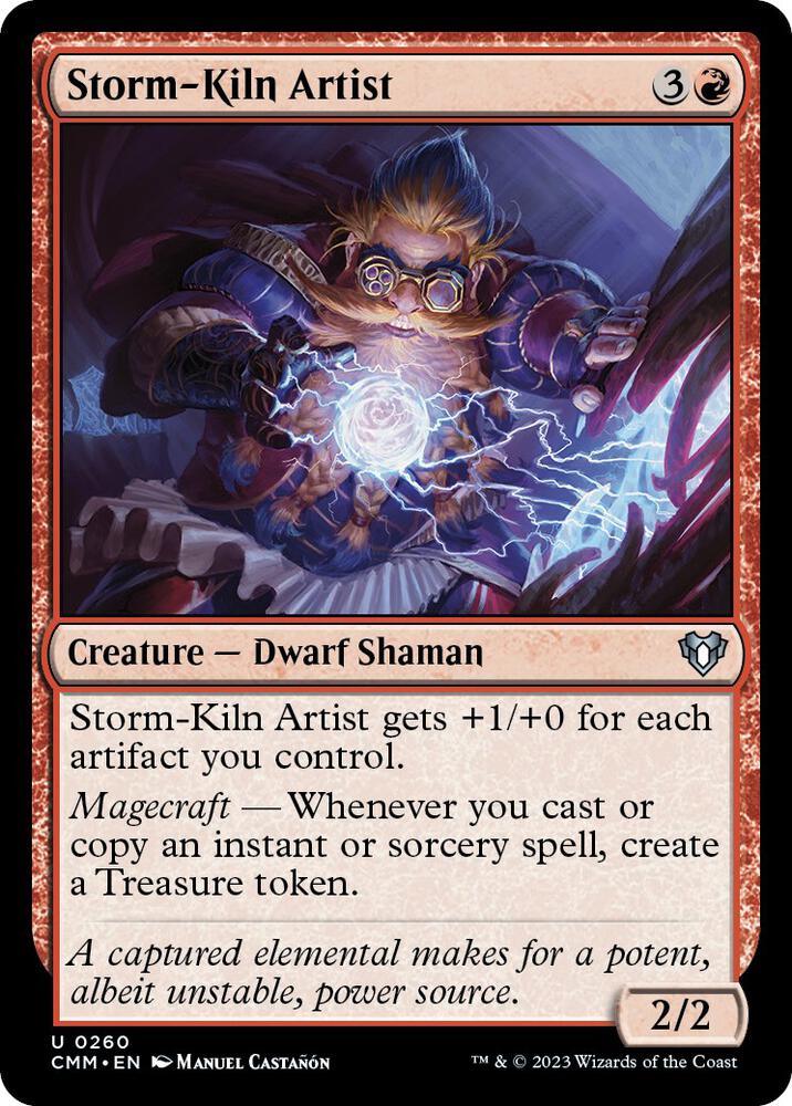 Storm Kiln Artist 260 (Commander Masters)  | Good Games Cannington