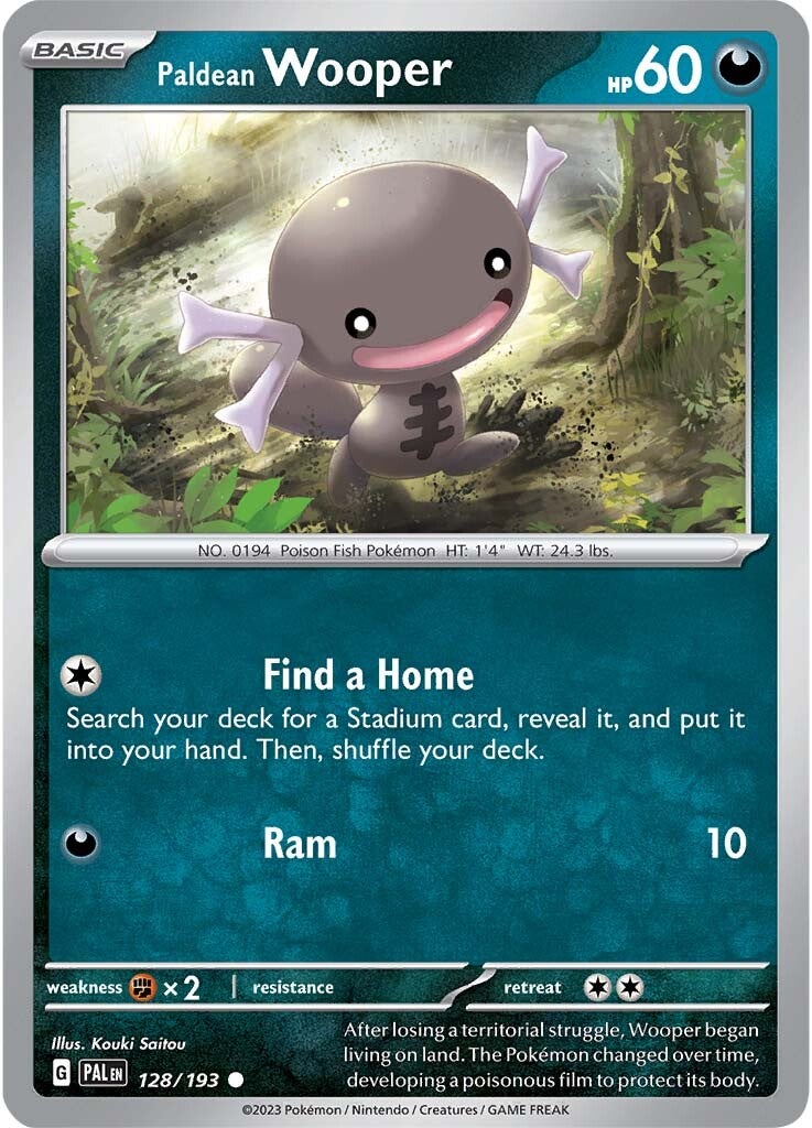 Paldean Wooper (128/193) [Scarlet & Violet: Paldea Evolved] | Good Games Cannington