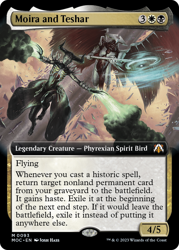 Moira and Teshar (Extended Art) [March of the Machine Commander] | Good Games Cannington