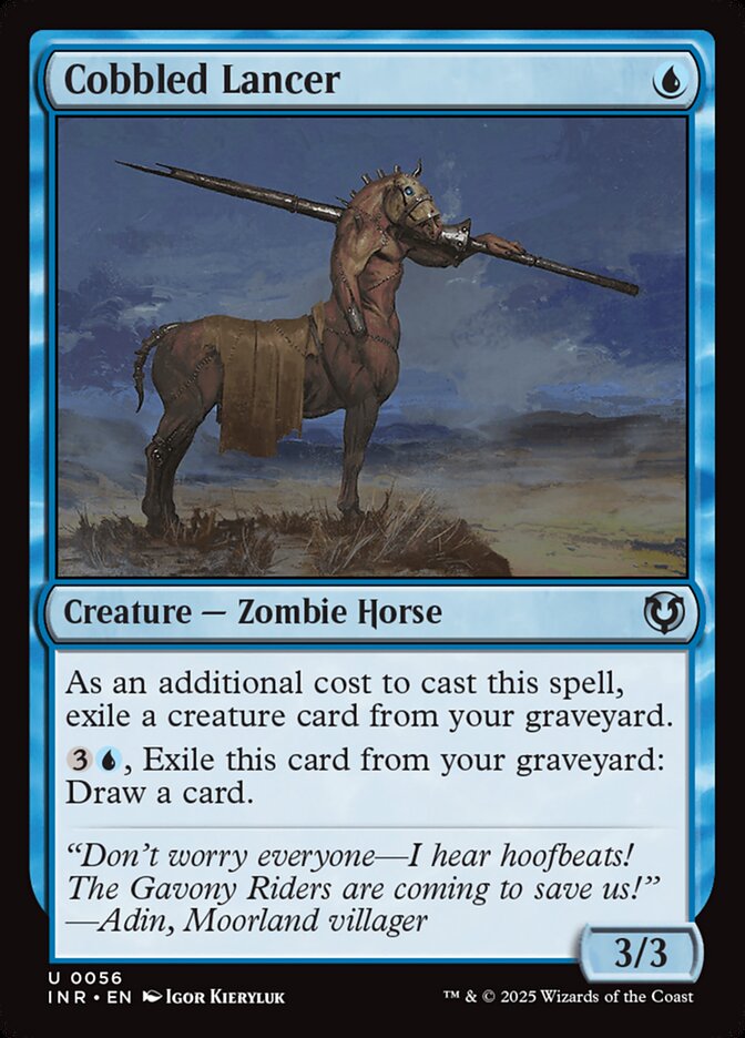 Cobbled Lancer 56 (Innistrad Remastered)  - Foil | Good Games Cannington