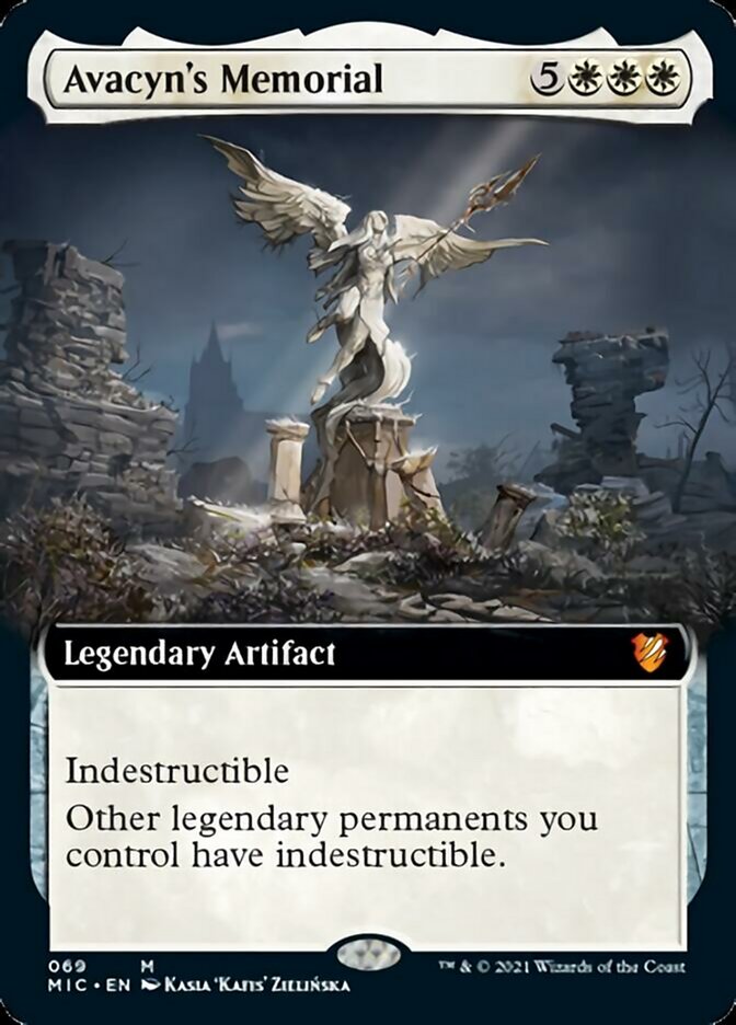 Avacyn's Memorial (Extended Art) [Innistrad: Midnight Hunt Commander] | Good Games Cannington