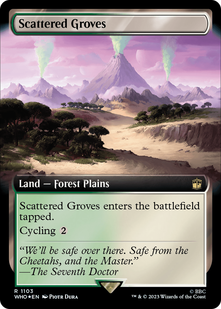 Scattered Groves (Extended Art) (Surge Foil) [Doctor Who] | Good Games Cannington