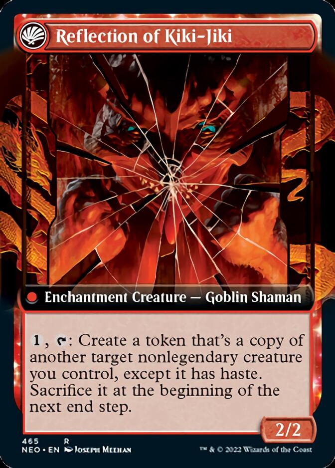 Fable of the Mirror-Breaker // Reflection of Kiki-Jiki (Extended Art) [Kamigawa: Neon Dynasty] | Good Games Cannington