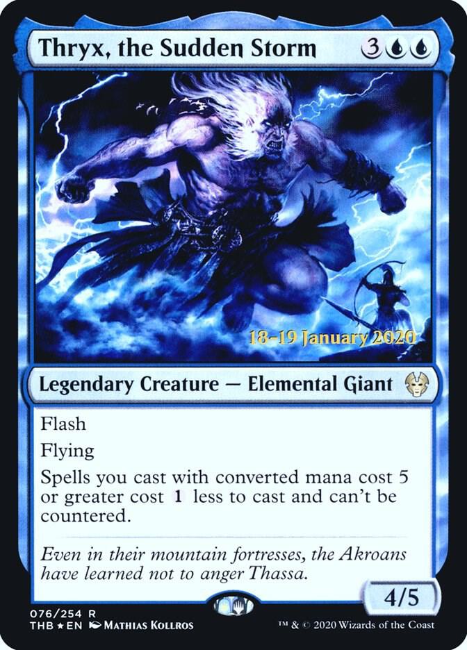 Thryx the Sudden Storm 76s/137 (Prerelease Cards)  - Foil | Good Games Cannington