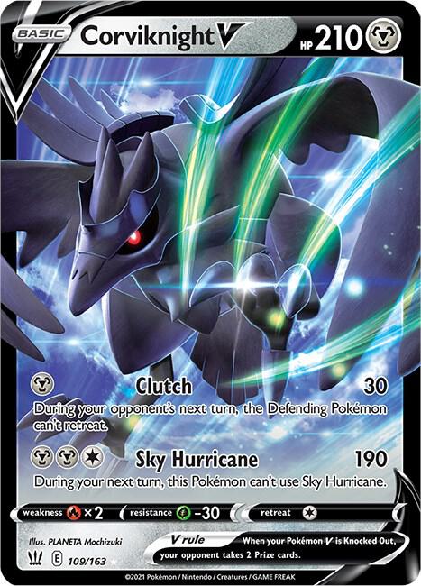 Corviknight V 109/163 (SWSH05: Battle Styles)  - Holofoil | Good Games Cannington
