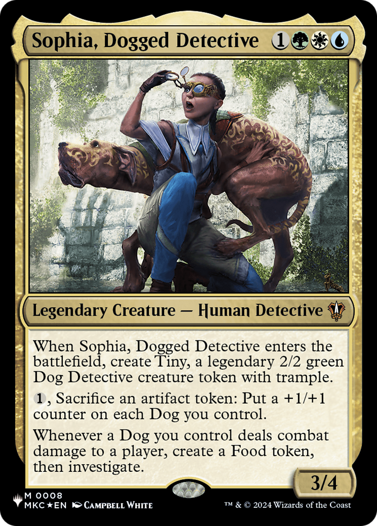Sophia, Dogged Detective (MKC) [The List] | Good Games Cannington