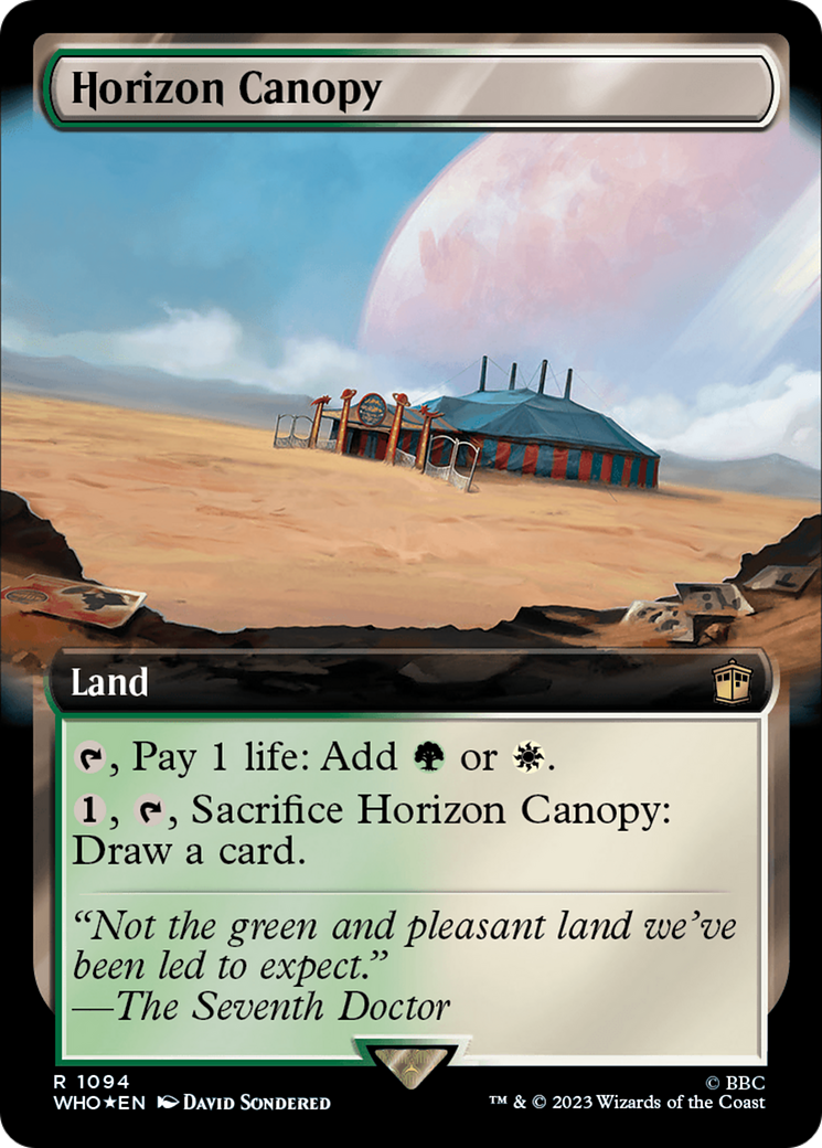 Horizon Canopy (Extended Art) (Surge Foil) [Doctor Who] | Good Games Cannington
