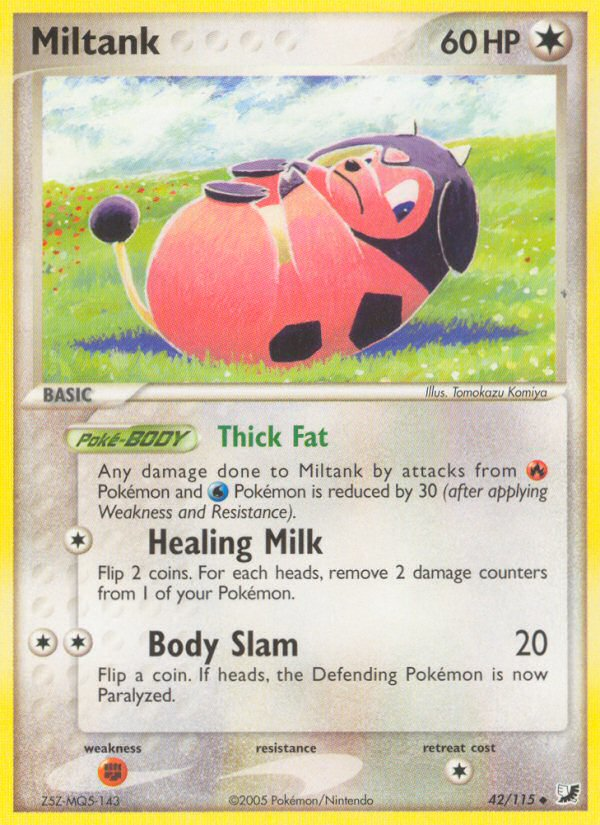 Miltank (42/115) [EX: Unseen Forces] | Good Games Cannington