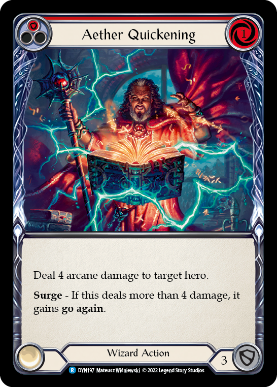 Aether Quickening (Red) [DYN197] (Dynasty) | Good Games Cannington