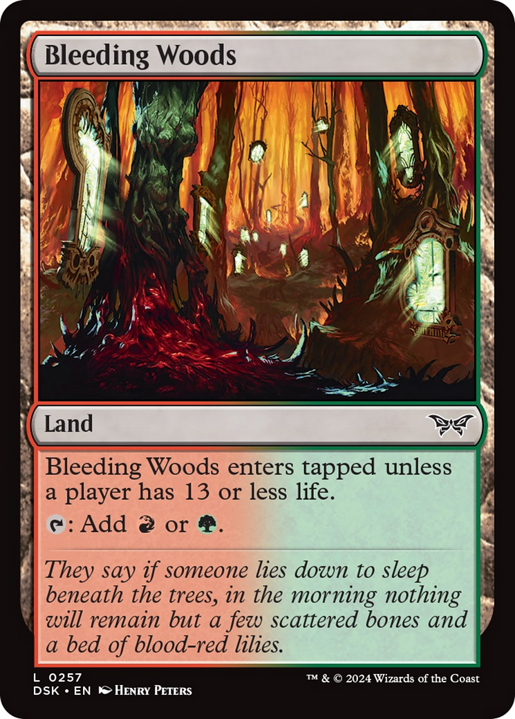 Bleeding Woods [Duskmourn: House of Horror] | Good Games Cannington