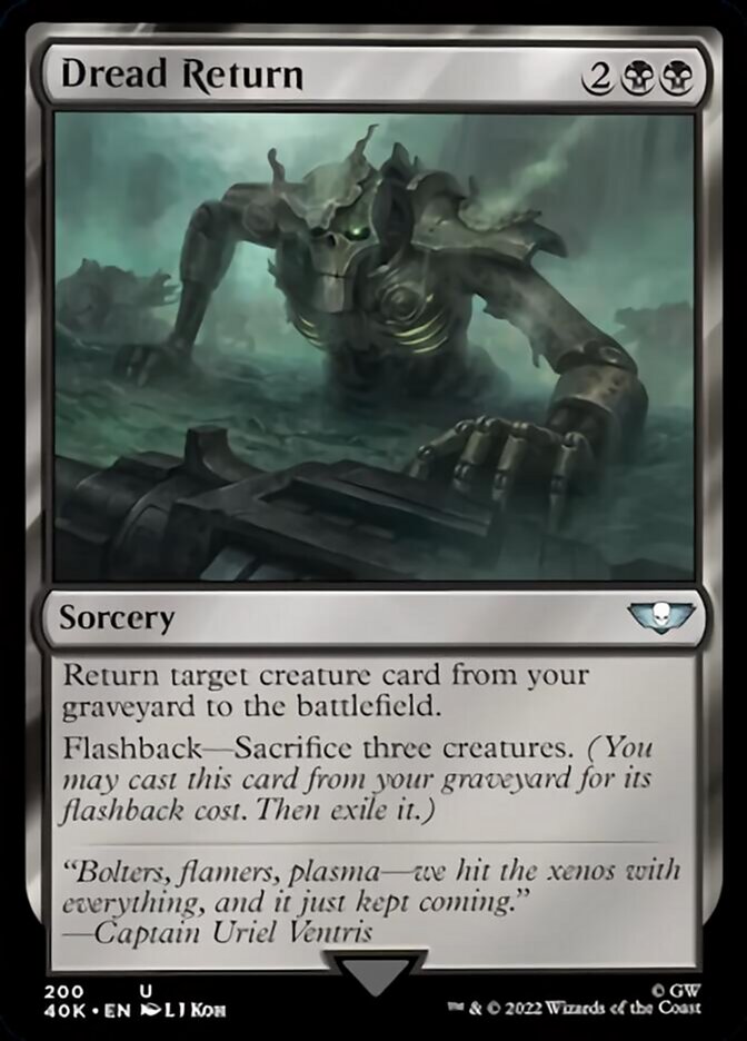 Dread Return (Surge Foil) [Warhammer 40,000] | Good Games Cannington