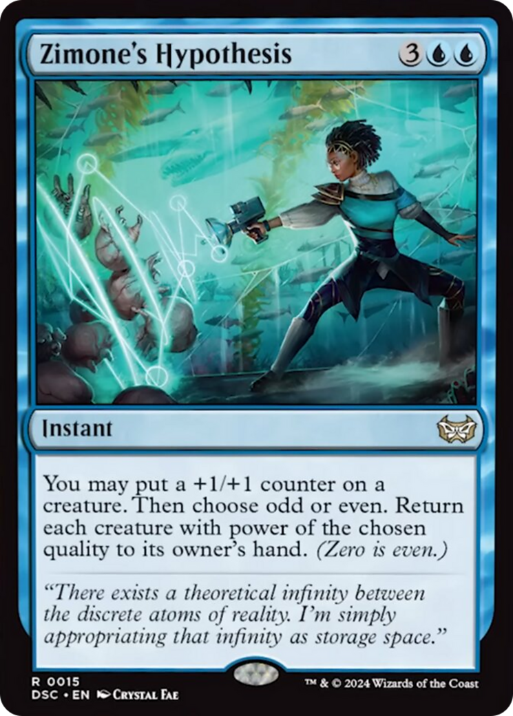 Zimone's Hypothesis (Extended Art) [Duskmourn: House of Horror Commander] | Good Games Cannington