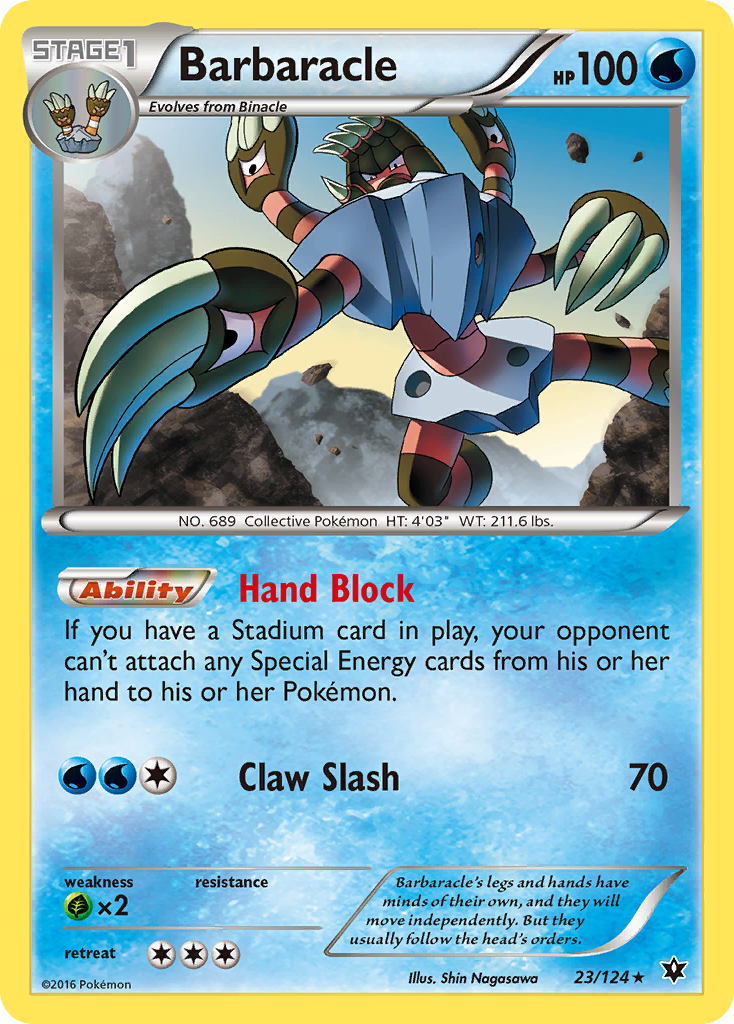 Barbaracle (23/124) [XY: Fates Collide] | Good Games Cannington