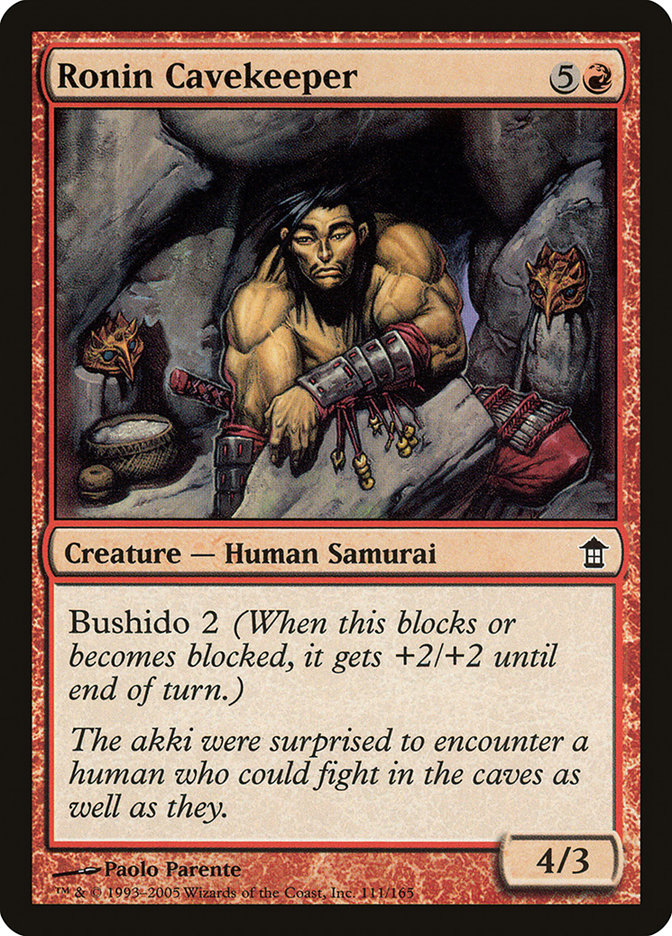 Ronin Cavekeeper [Saviors of Kamigawa] | Good Games Cannington