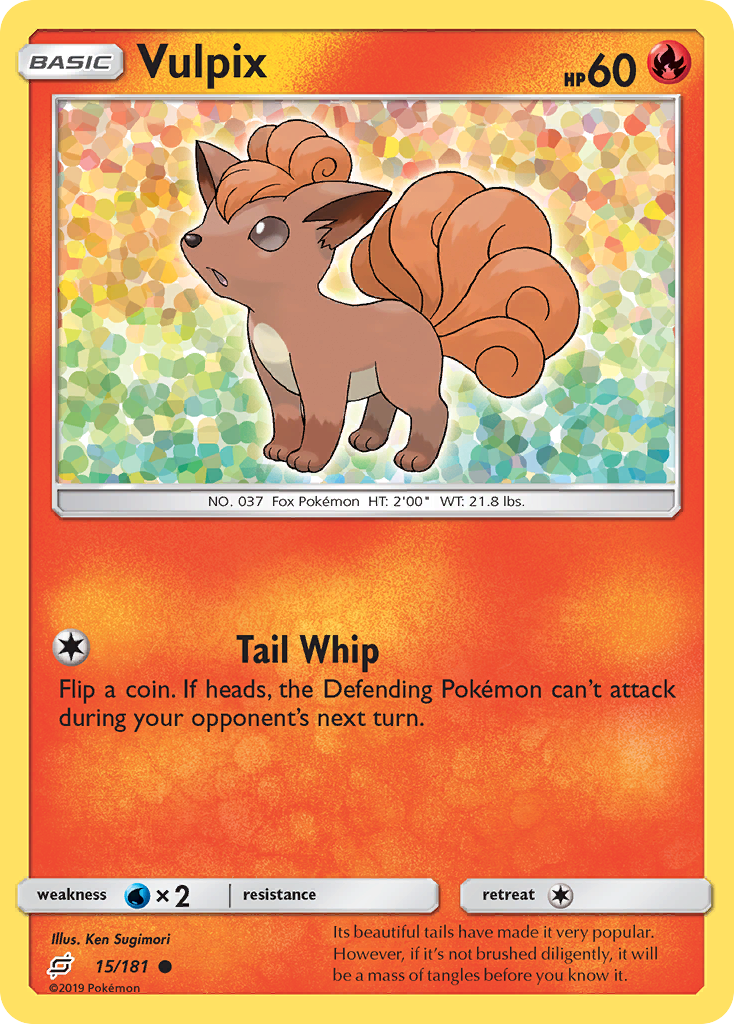 Vulpix (15/181) [Sun & Moon: Team Up] | Good Games Cannington