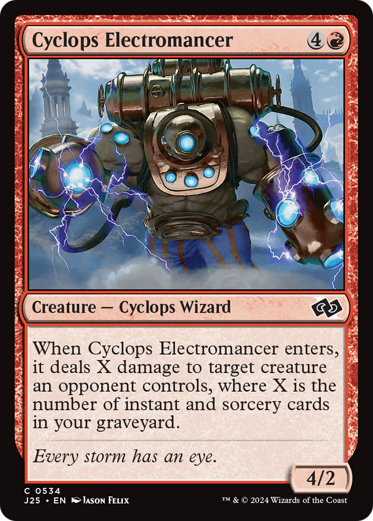 Cyclops Electromancer [Foundations Jumpstart] | Good Games Cannington