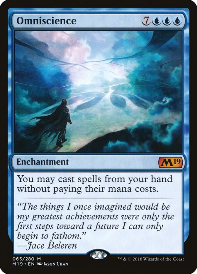 Omniscience 65 (Core Set 2019)  - Foil | Good Games Cannington