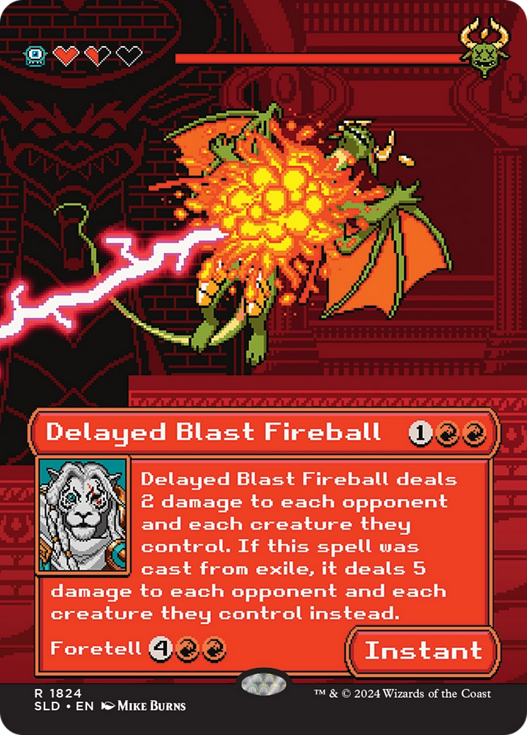 Delayed Blast Fireball (Rainbow Foil) [Secret Lair Drop Series] | Good Games Cannington