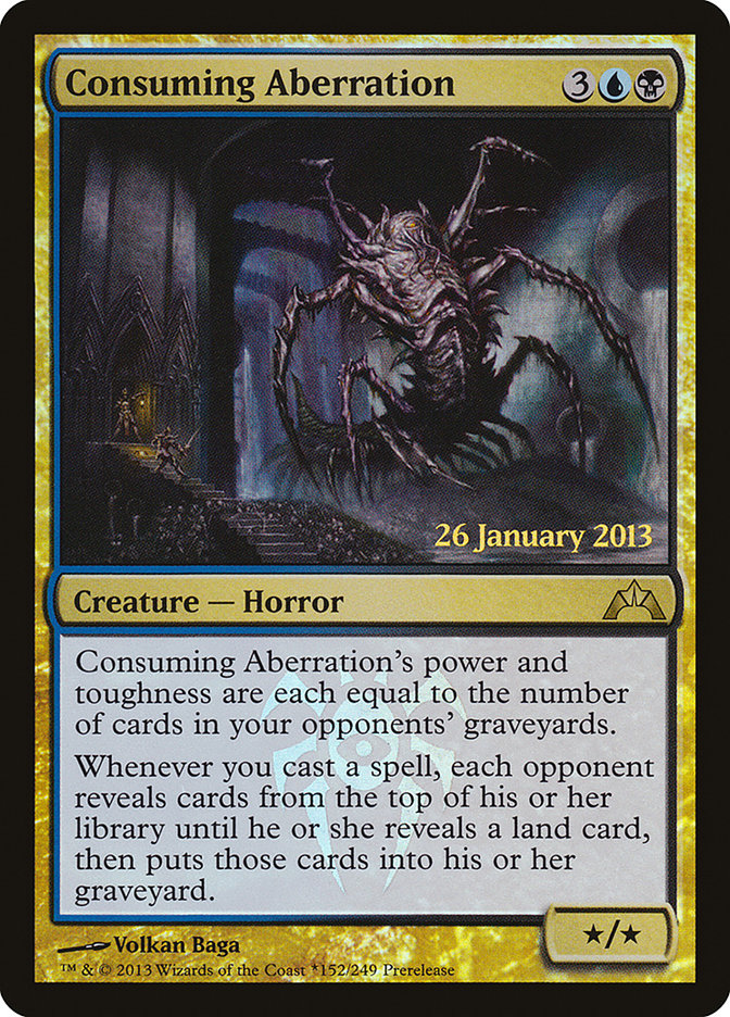 Consuming Aberration [Gatecrash Prerelease Promos] | Good Games Cannington