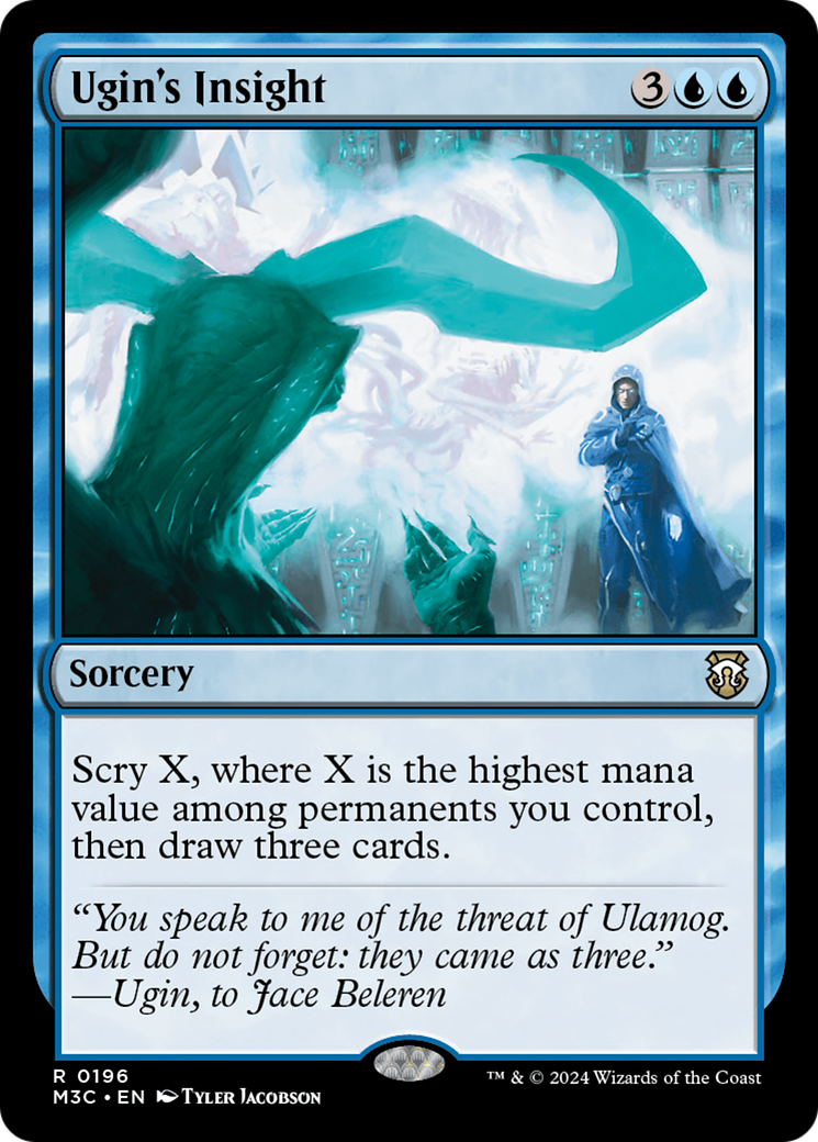 Ugin's Insight (Ripple Foil) [Modern Horizons 3 Commander] | Good Games Cannington