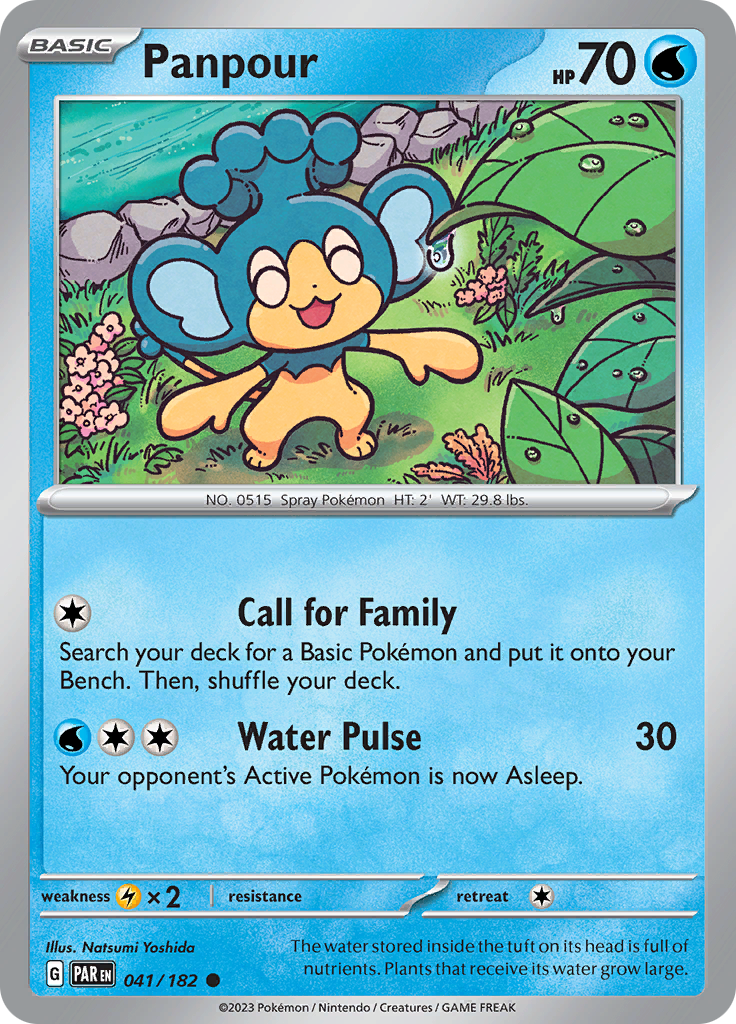 Panpour (041/182) [Scarlet & Violet: Paradox Rift] | Good Games Cannington