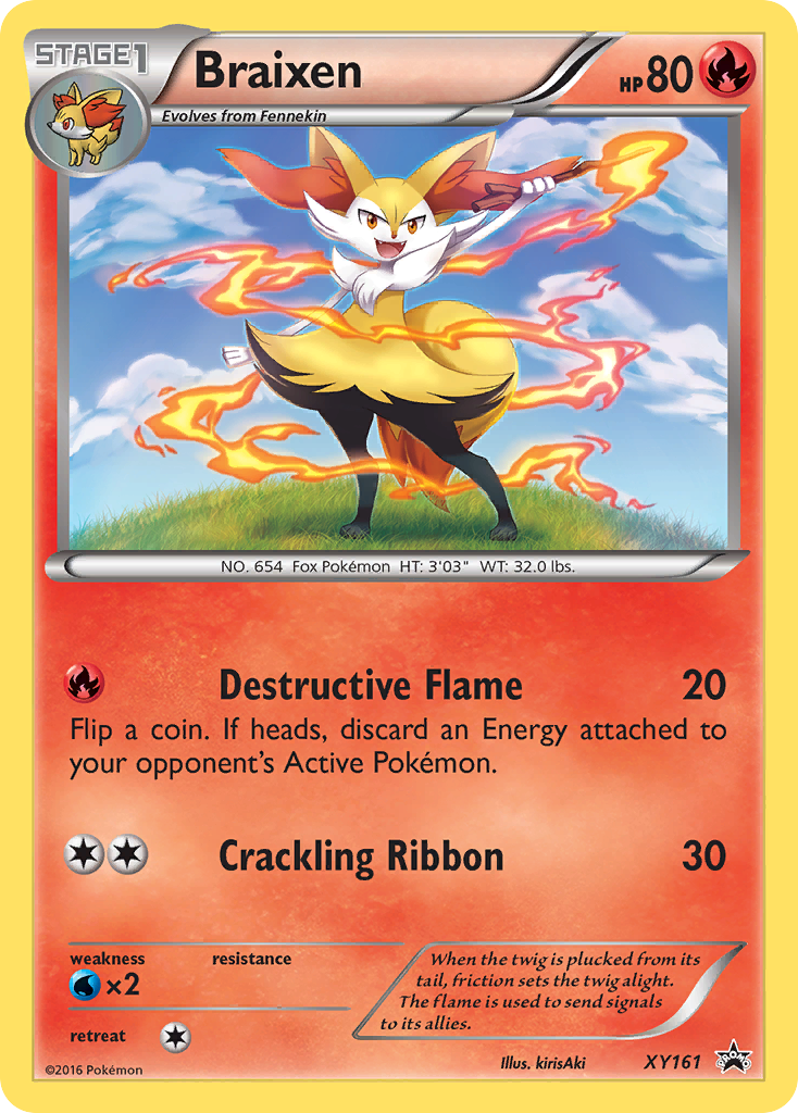 Braixen (XY161) [XY: Black Star Promos] | Good Games Cannington