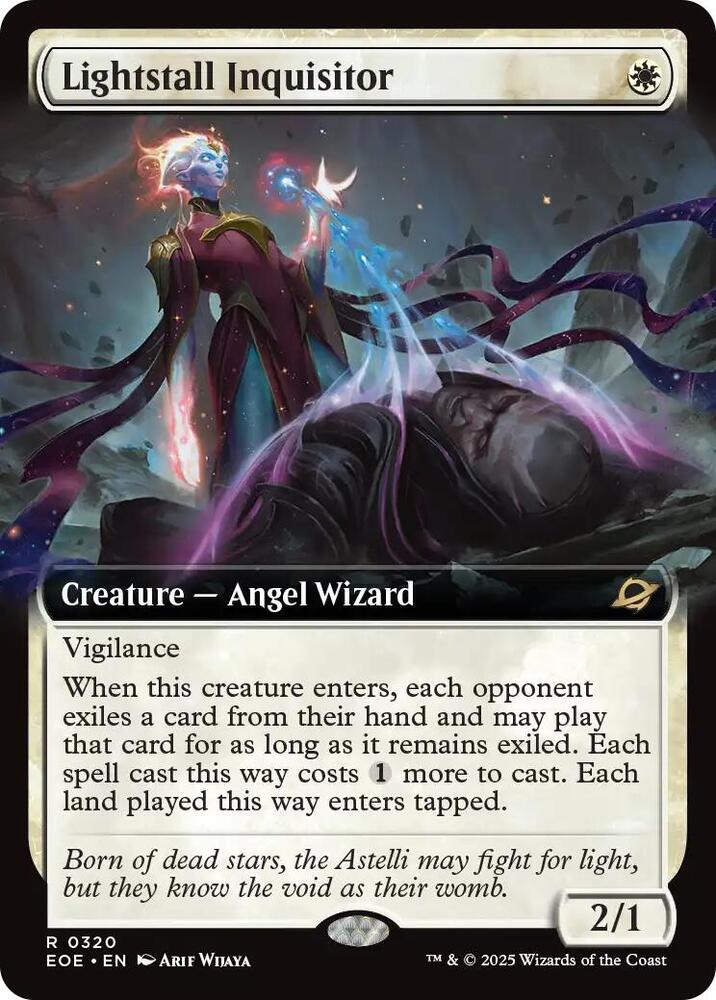 Lightstall Inquisitor Extended Art 320 (Edge of Eternities)  - Foil | Good Games Cannington