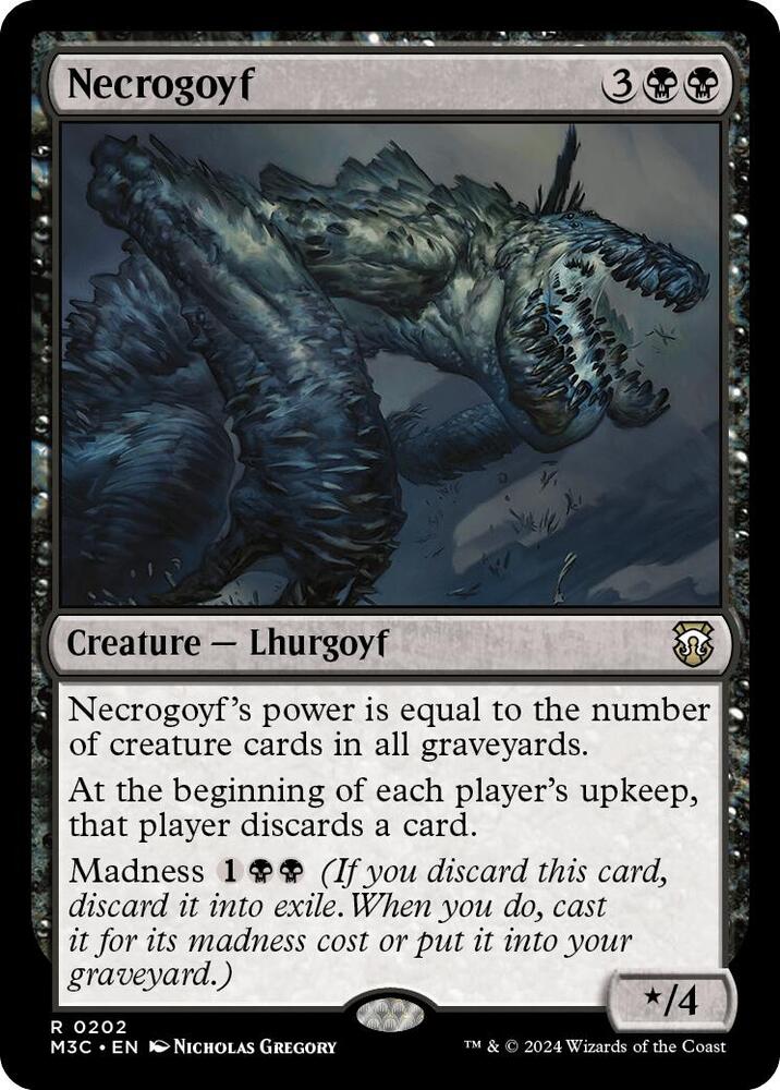 Necrogoyf 202/411 (Commander: Modern Horizons 3)  - Ripple Foil | Good Games Cannington