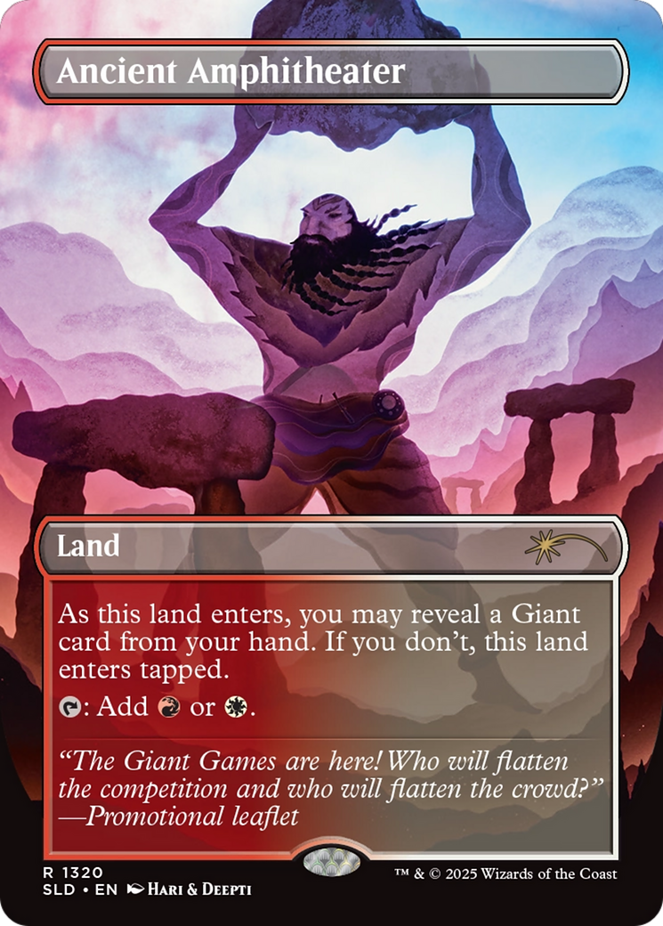 Ancient Amphitheater (Rainbow Foil) [Secret Lair Drop Series] | Good Games Cannington