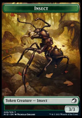 Clue // Insect Double-Sided Token [Innistrad: Midnight Hunt Tokens] | Good Games Cannington
