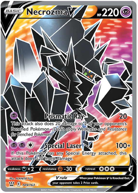 Necrozma V (149/163) [Sword & Shield: Battle Styles] | Good Games Cannington