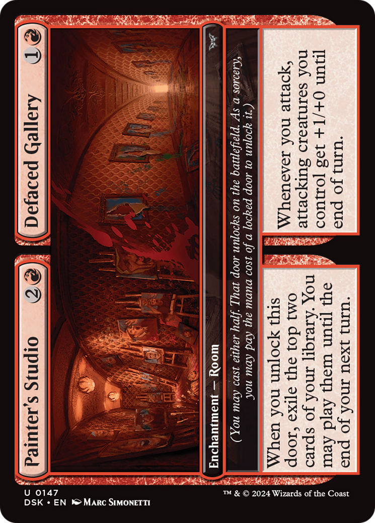 Painter's Studio // Defaced Gallery [Duskmourn: House of Horror] | Good Games Cannington