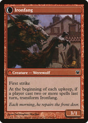 Village Ironsmith // Ironfang [Innistrad] | Good Games Cannington