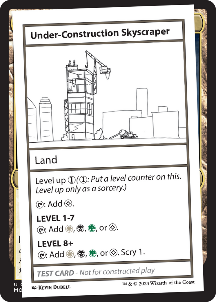 Under-Construction Skyscraper [Mystery Booster 2 Playtest Cards] | Good Games Cannington
