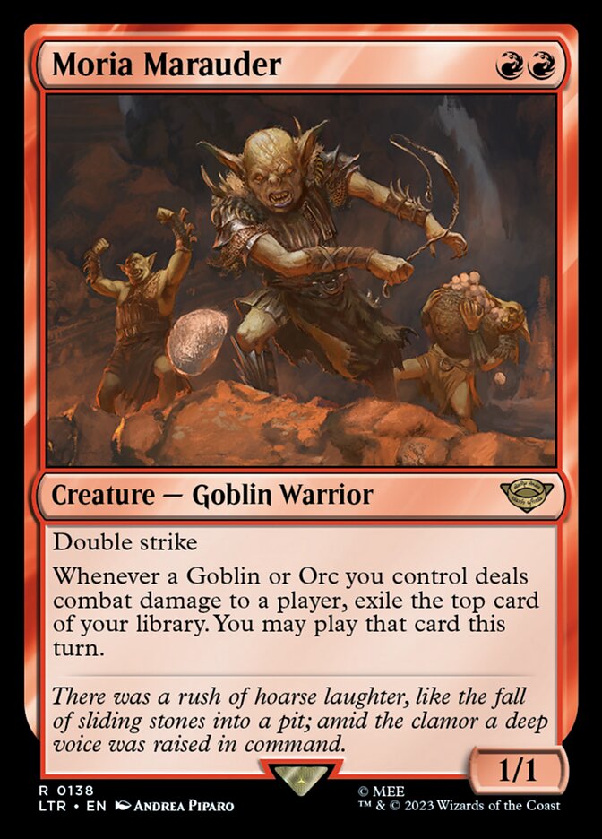 Moria Marauder 138 (Universes Beyond: The Lord of the Rings: Tales of Middle-earth)  | Good Games Cannington