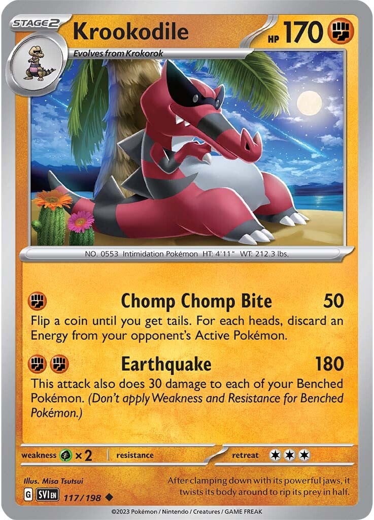 Krookodile (117/198) [Scarlet & Violet: Base Set] | Good Games Cannington