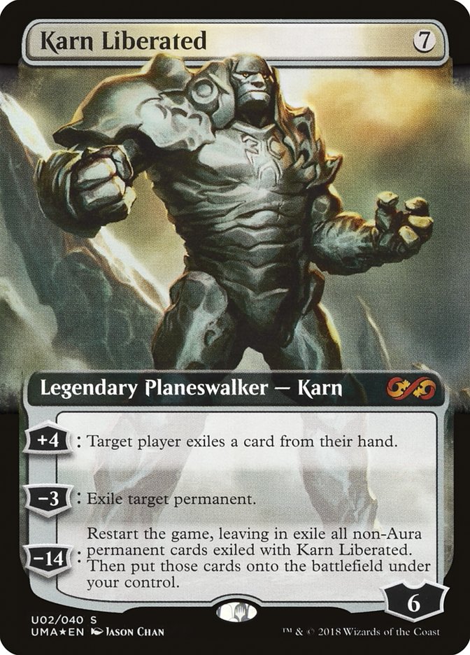 Karn Liberated (Topper) [Ultimate Masters Box Topper] | Good Games Cannington