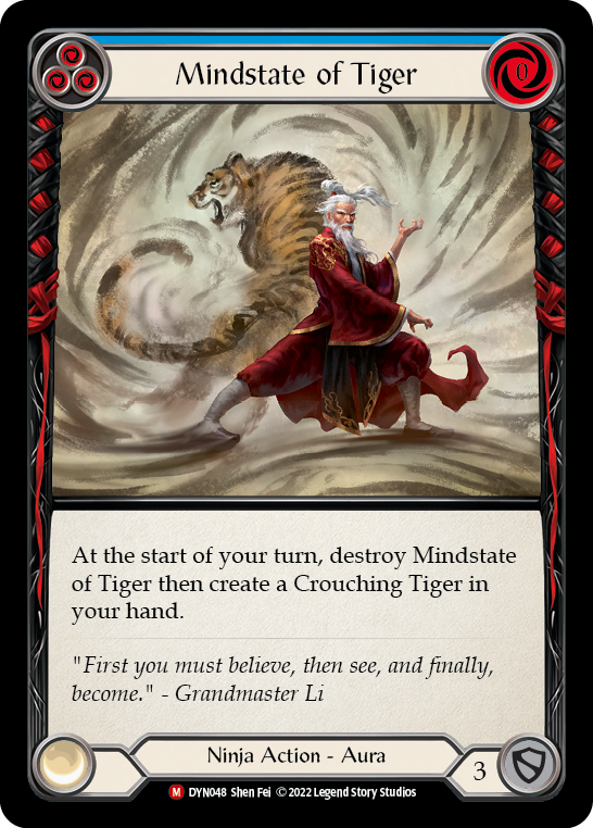 Mindstate of Tiger [DYN048] (Dynasty)  Rainbow Foil | Good Games Cannington
