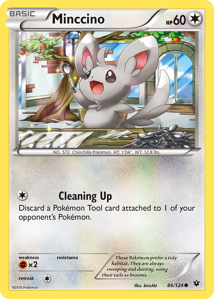 Minccino (86/124) [XY: Fates Collide] | Good Games Cannington