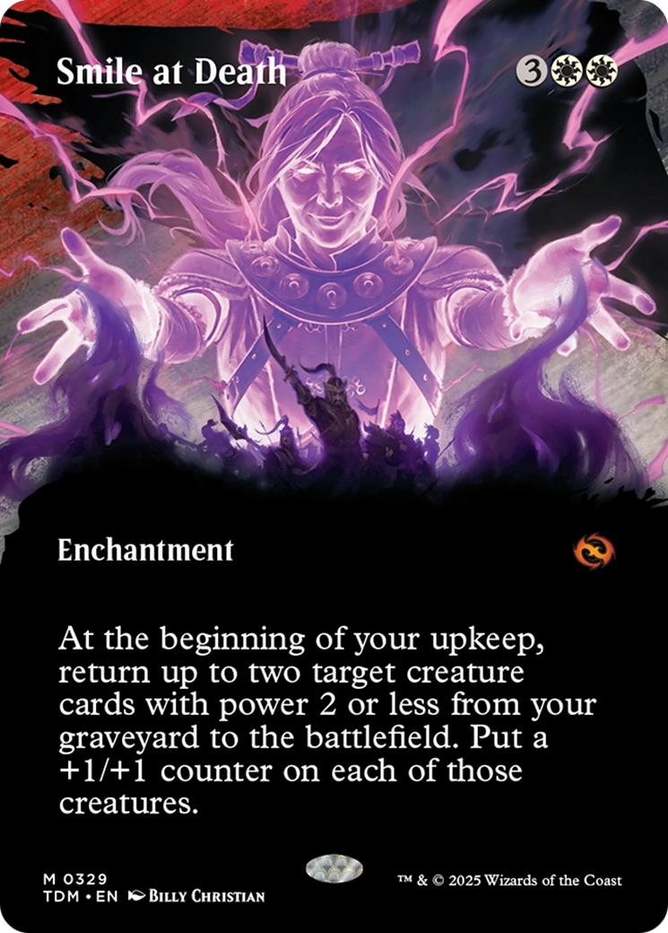 Smile at Death (Borderless) [Tarkir: Dragonstorm] | Good Games Cannington
