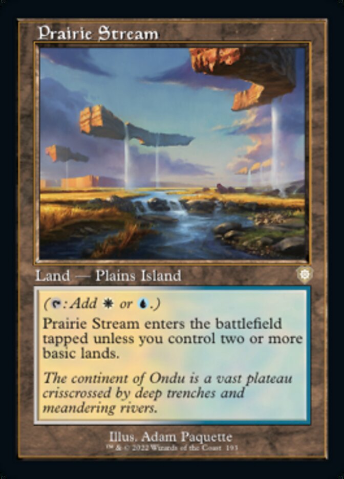 Prairie Stream (Retro) [The Brothers' War Commander] | Good Games Cannington