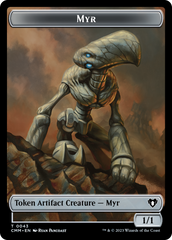 Eldrazi Scion // Myr Double-Sided Token [Commander Masters Tokens] | Good Games Cannington