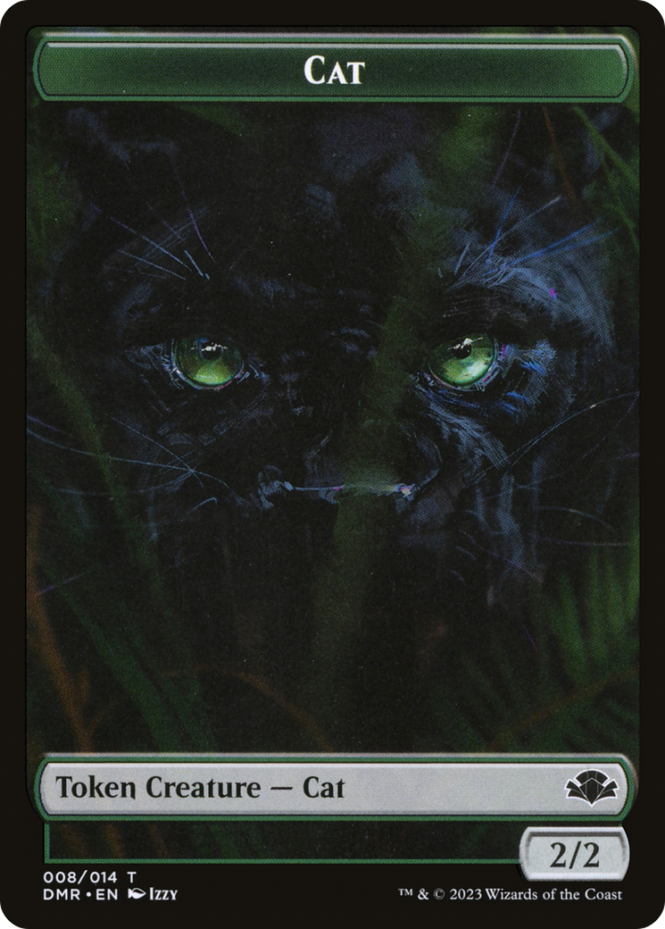 Cat Token (008) [Dominaria Remastered Tokens] | Good Games Cannington