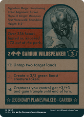 Garruk Wildspeaker [Secret Lair Drop Series] | Good Games Cannington