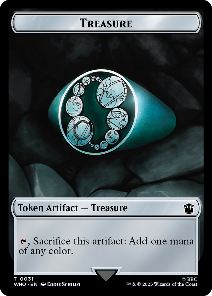 Alien // Treasure (0031) Double-Sided Token [Doctor Who Tokens] | Good Games Cannington