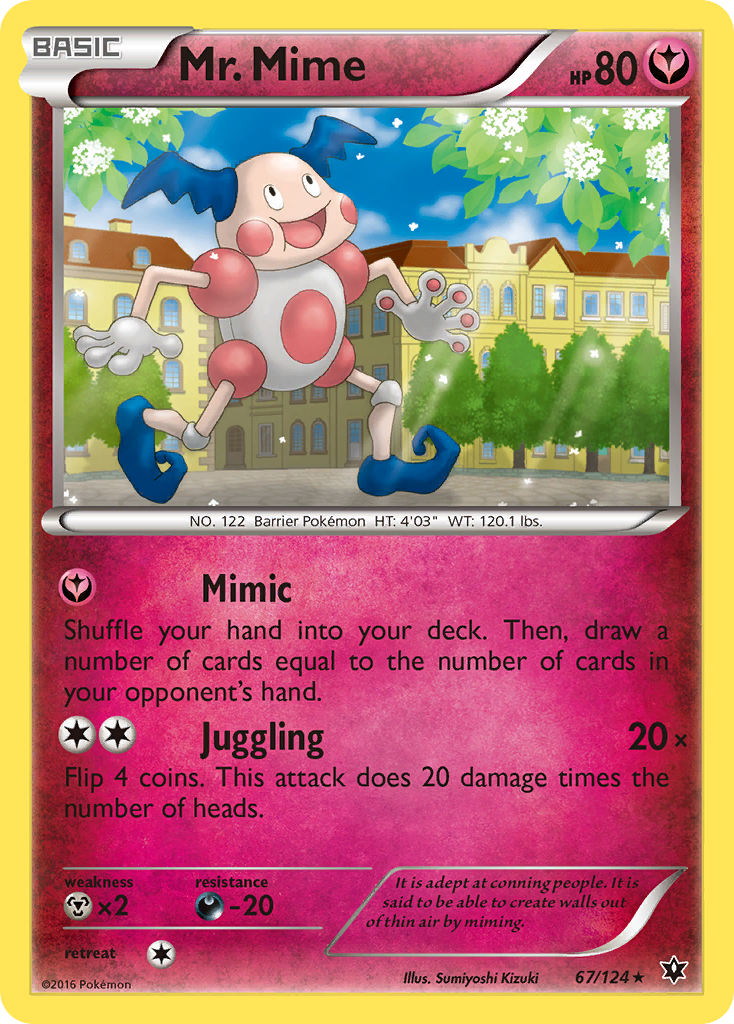 Mr. Mime (67/124) [XY: Fates Collide] | Good Games Cannington