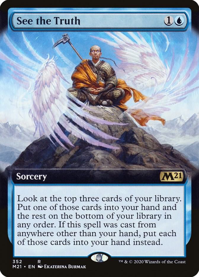 See the Truth 352 (Core Set 2021)  - Extended Art Foil | Good Games Cannington
