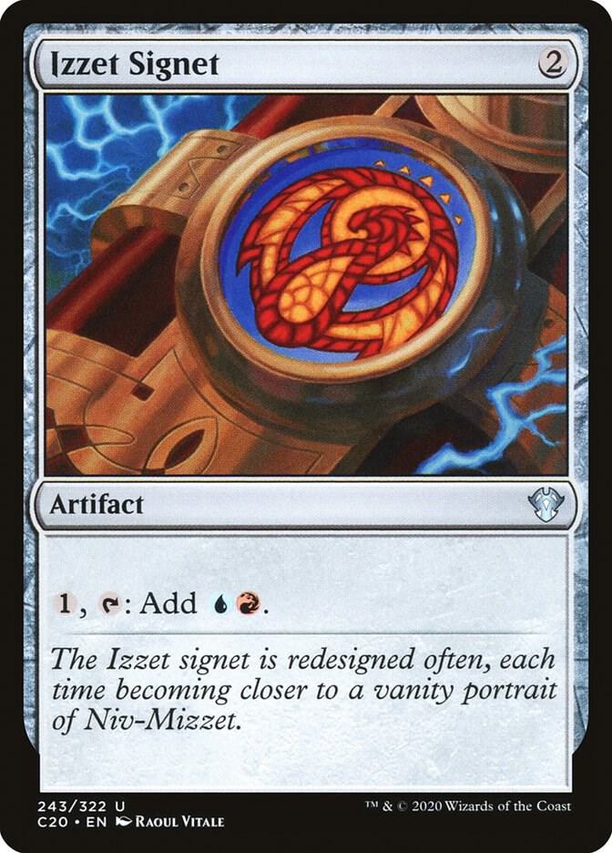 Izzet Signet 243 (Commander 2020)  | Good Games Cannington