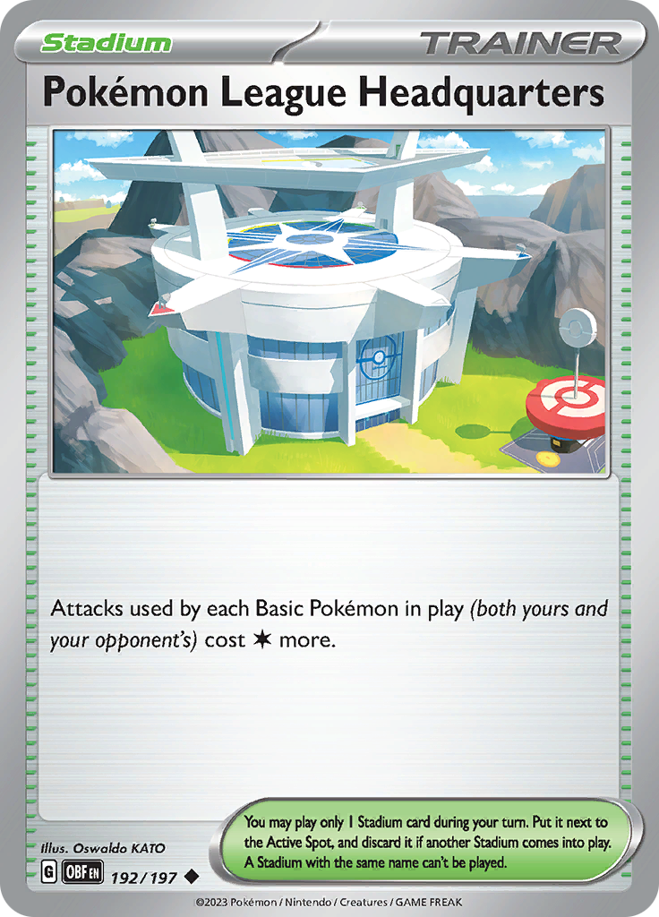 Pokemon League Headquarters (192/197) [Scarlet & Violet: Obsidian Flames] | Good Games Cannington