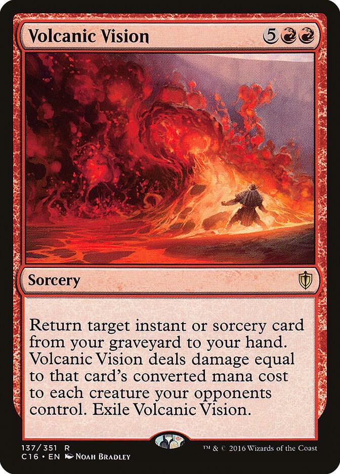 Volcanic Vision 137/351 (Commander 2016)  | Good Games Cannington